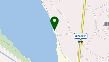 牛久沼西谷田川細見広場の地図画像