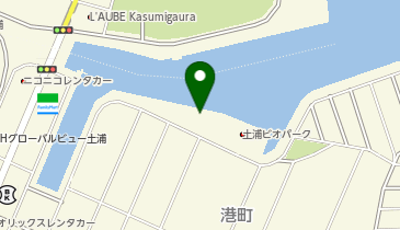 霞ヶ浦土浦新港の地図画像