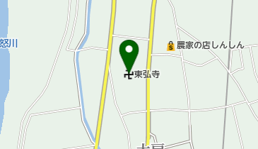 東弘寺の地図画像