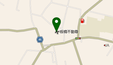 板橋不動尊の地図画像