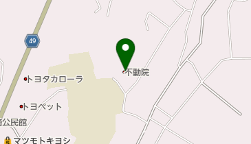 不動院の地図画像