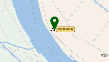 間宮林蔵の墓の地図画像