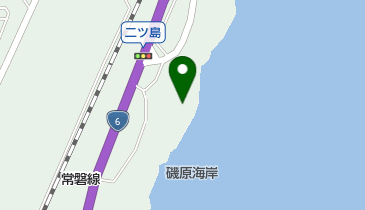 磯原海水浴場の地図画像