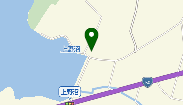 上野沼の地図画像