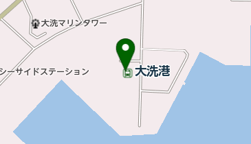 茨城港大洗港区の地図画像