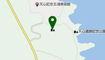 五浦美術の里公園の地図画像