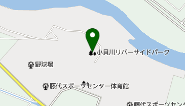 小貝川リバーサイドパークの地図画像