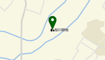 桜川緑地の地図画像