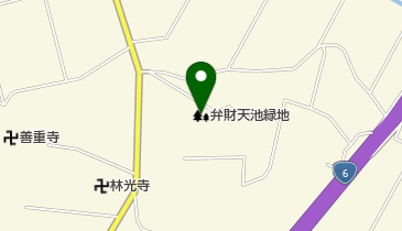 弁財天池緑地の地図画像