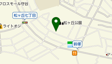 松ヶ丘公園の地図画像