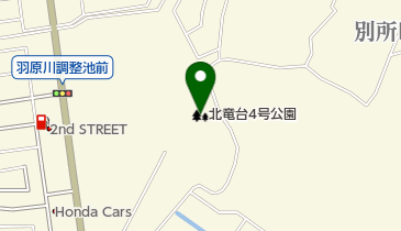 北竜台4号公園の地図画像