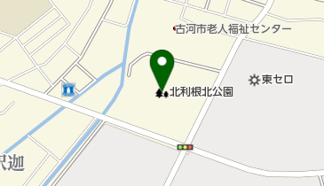 北利根北公園の地図画像