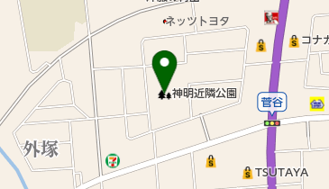 神明近隣公園の地図画像
