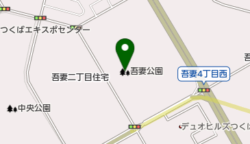 吾妻公園の地図画像