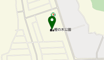 樫の木公園の地図画像