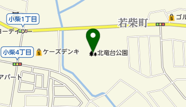 北竜台公園の地図画像