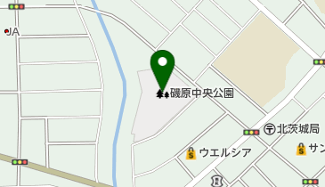 磯原中央公園の地図画像