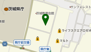 ルシェルアンジュ水戸ウエディングシャトーの地図画像