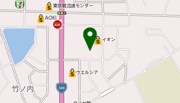 イオン那珂町店の地図画像