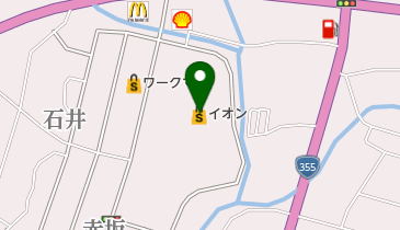 イオン笠間店の地図画像