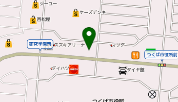 PEUGEOTつくばの地図画像