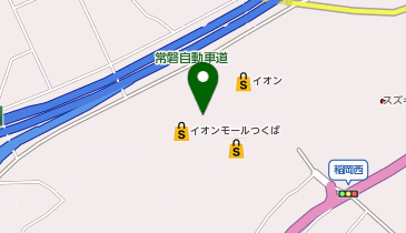 3COINS+plusイオンモールつくば店の地図画像