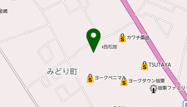 セカンドストリートヨークタウン坂東店の地図画像