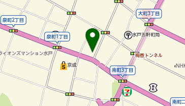 ライザップ水戸店の地図画像