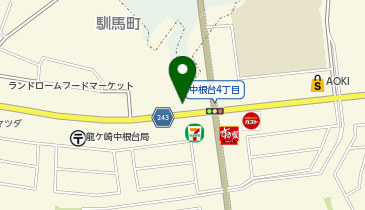 カーブス龍ヶ崎の地図画像