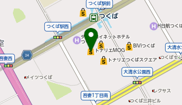 ライザップつくば店の地図画像
