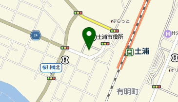 ライザップ土浦店の地図画像