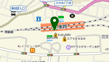 回転寿司みさき水戸駅ビル店の地図画像