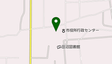 佐野市役所田沼庁舎の地図画像