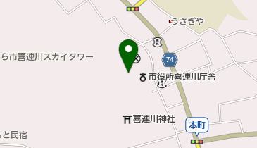 さくら市役所喜連川庁舎の地図画像