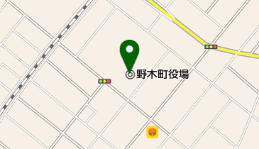 野木町役場の地図画像