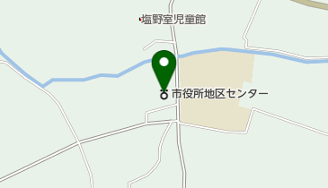 日光市役所塩野室地区センターの地図画像