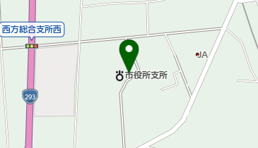 栃木市役所西方総合支所の地図画像