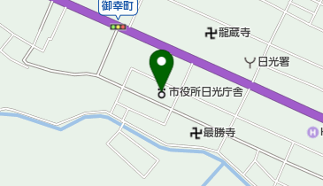 日光市日光庁舎の地図画像