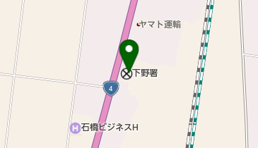 下野警察署の地図画像