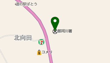 那珂川警察署の地図画像