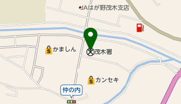 茂木警察署の地図画像