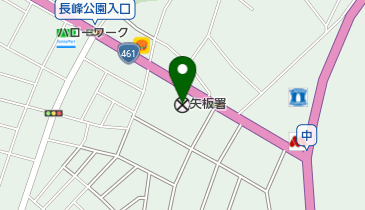 矢板警察署の地図画像