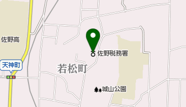 佐野税務署の地図画像