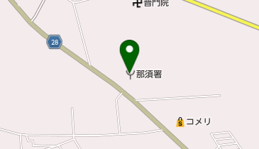 那須地区消防組合那須消防署の地図画像