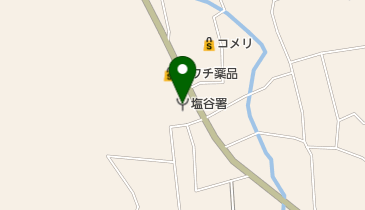 塩谷消防署の地図画像