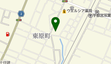 宇都宮市南消防署陽南分署の地図画像