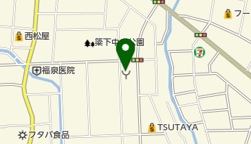 宇都宮市南消防署簗下分署の地図画像