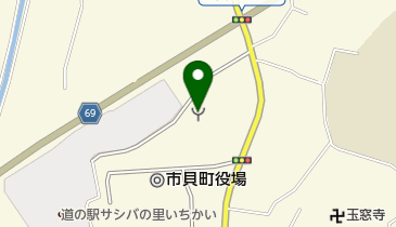 真岡消防署市貝分署の地図画像