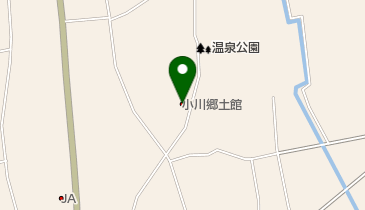 那珂川町小川郷土館の地図画像