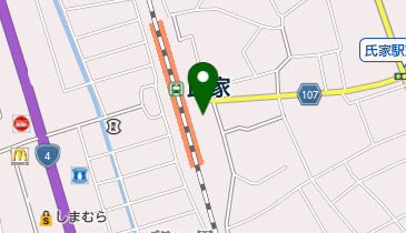 さくら市駅前展示館の地図画像